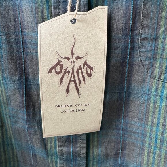 NWT Prana Vintage Striped Cotton Button Front Long Sleeve Shirt in Men's X-Large - Picture 5 of 10